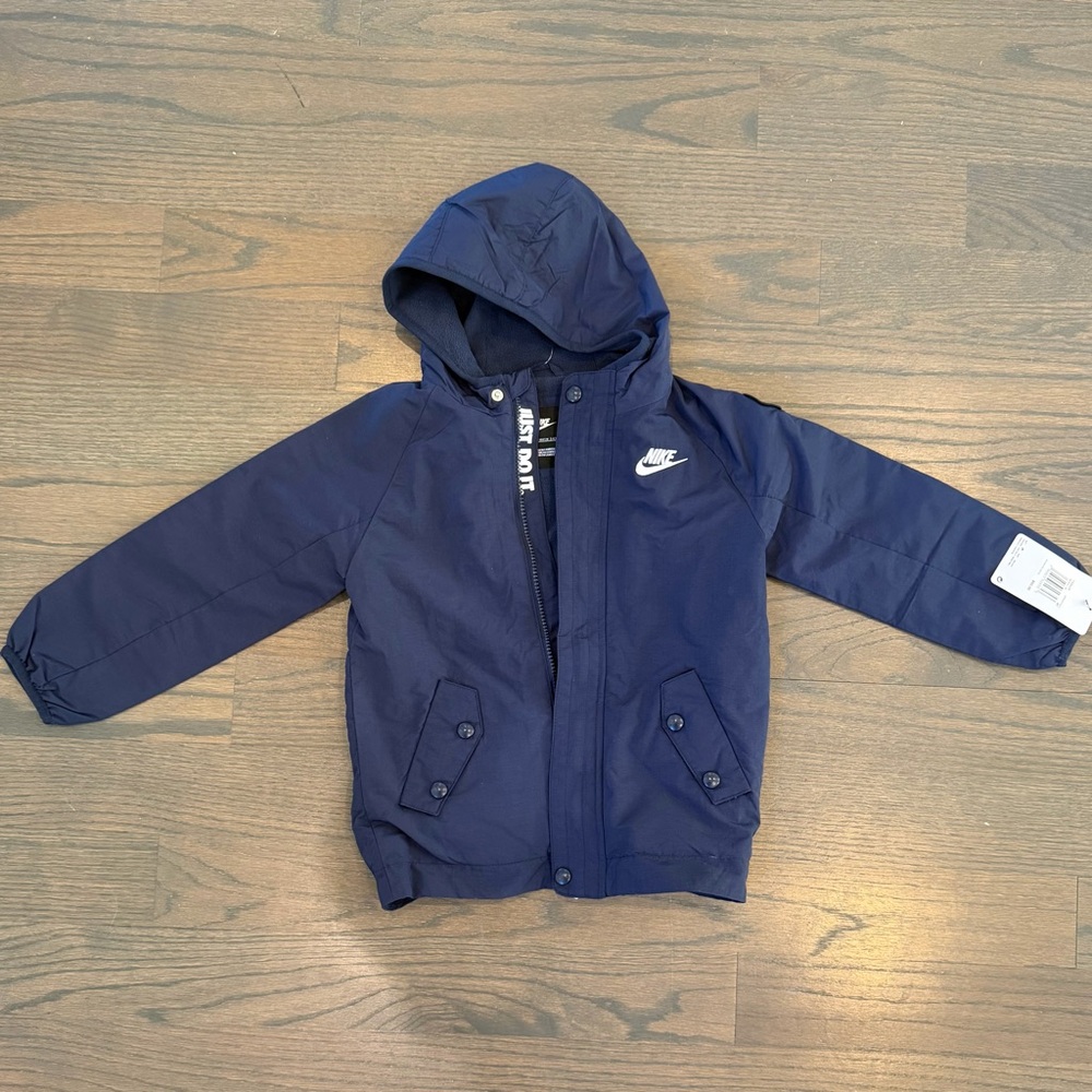 NEW Nike Boys Fleece Lined Windbreaker